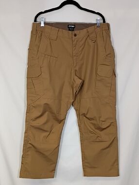 EUC CQR Tactical Series Pants Brown Cargo Mens Size 36W/30L